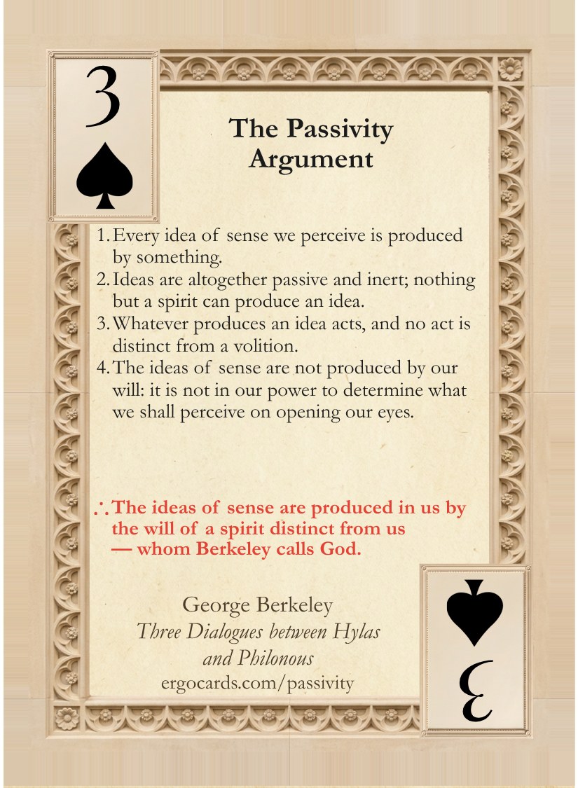 The Passivity Argument, card face